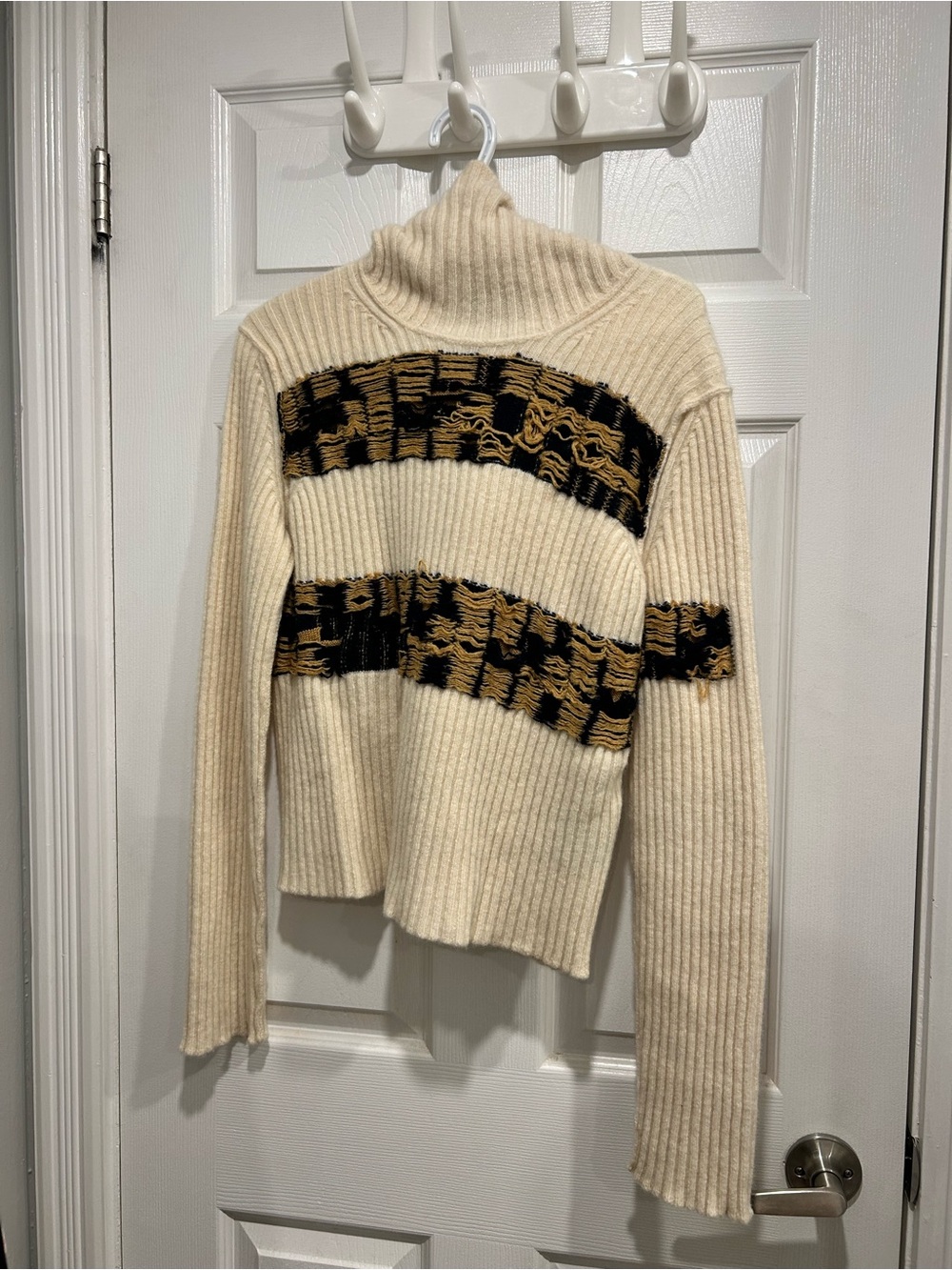 Calvin Klein 205W39NYC RAF Simons Knit Balaclava Sweater Sz Small